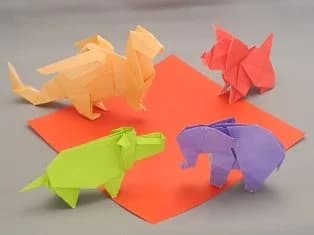 Taro's Origami Studio Large 9.5 Inch (24 cm) 50 Colors 60 Sheets Square Origami Paper | Authentic Japanese Kami thumbnail 7
