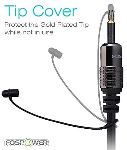 FosPower 24K Gold Plated Toslink to Mini Toslink Cable 3 FT | Digital Optical Audio Connection thumbnail 4