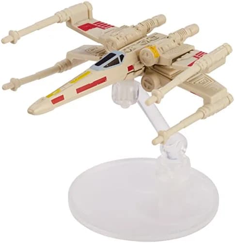Hot Wheels Star Wars Starships 40th Anniversary X-Wing 5 Vehicle, Red | Collectible Star Wars Carship for Kids & Fans thumbnail 1