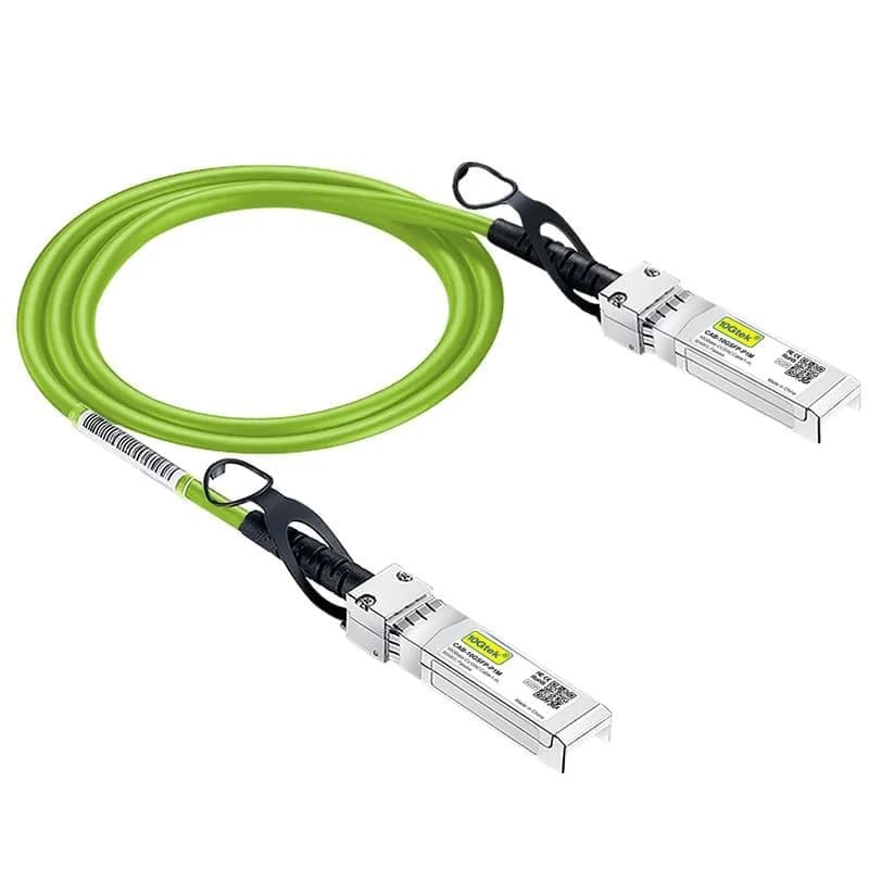 10Gtek Green 10G SFP+ Twinax DAC Cable 1m | High-Speed Copper for Cisco & Data Centers thumbnail 2