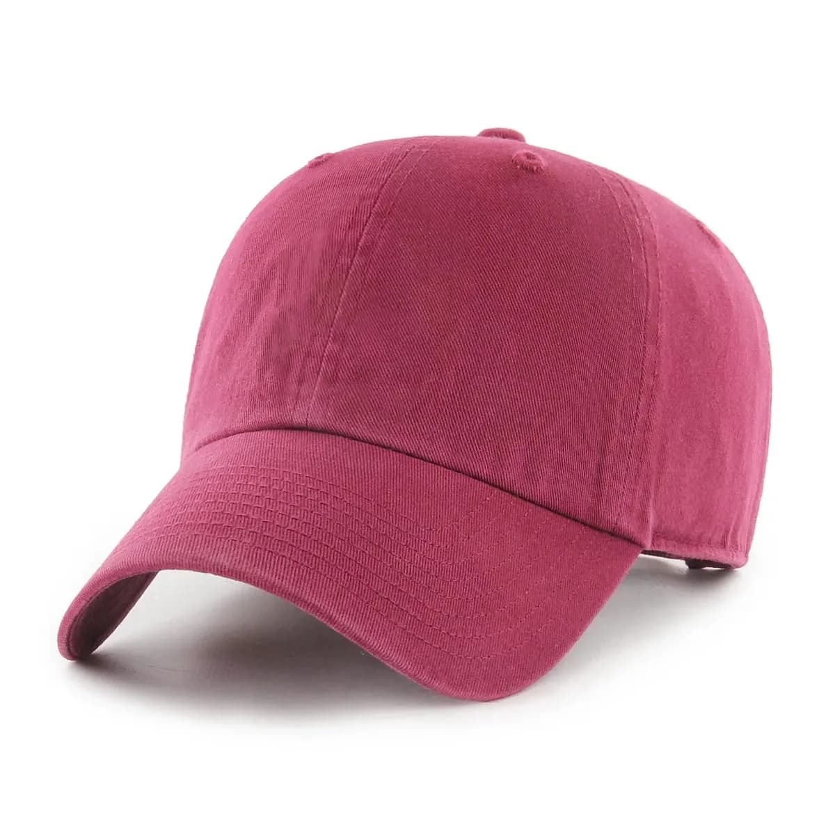 47 Classic Clean Up Cap Natural Adjustable Beige | Relaxed Fit Cotton Baseball Cap — Cardinal Red / One Size