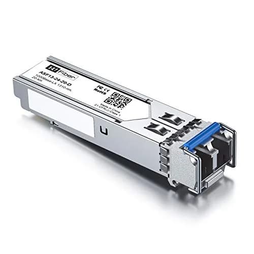 H!Fiber 1.25G Single Mode SFP LC Module 20km | 1Gbps Fiber Transceiver for Cisco GLC-LH-SMD thumbnail 4