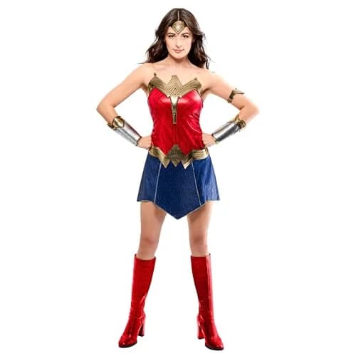 Rubies DC Wonder Woman Movie Costume for Adults, Women's Large Red/Blue thumbnail 1