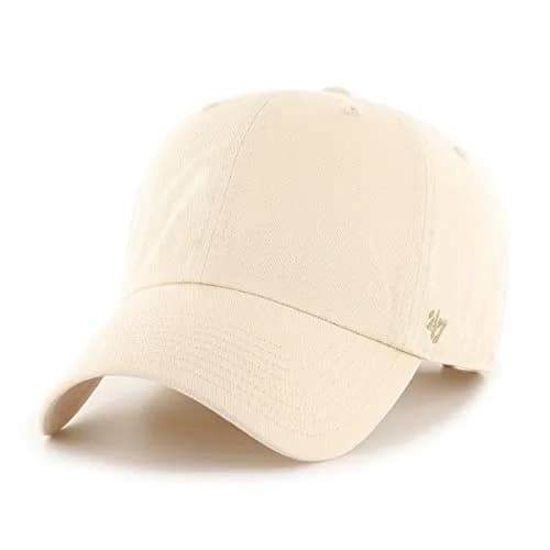 47 Classic Clean Up Cap Natural Adjustable Beige | Relaxed Fit Cotton Baseball Cap thumbnail 1