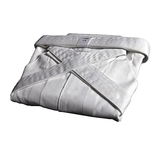 ZooBoo Mens Kendo Aikido Hapkido Martial Arts Sportswear Hakama (S/165, White) | Traditional Kendo Uniform for Training & Competition thumbnail 4