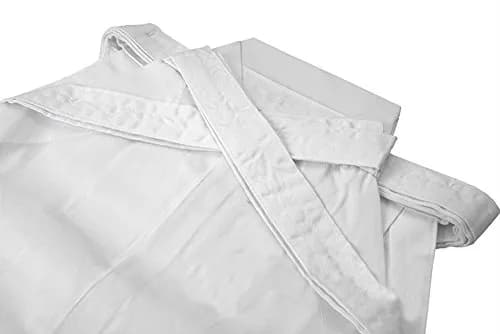 ZooBoo Mens Kendo Aikido Hapkido Martial Arts Sportswear Hakama (S/165, White) | Traditional Kendo Uniform for Training & Competition thumbnail 2