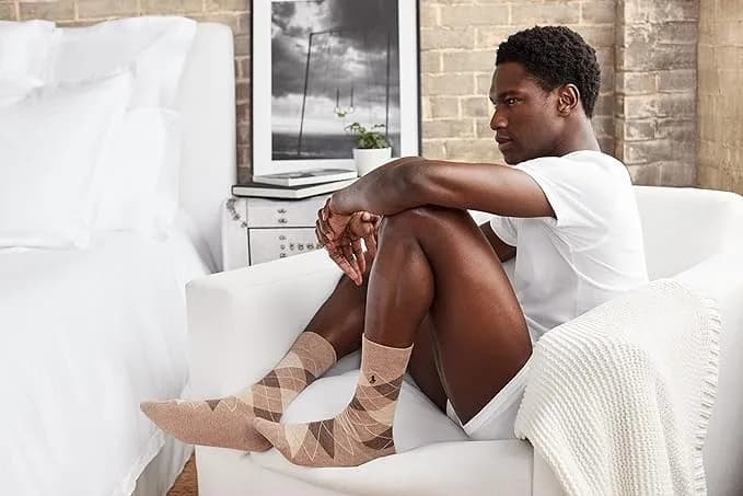 POLO RALPH LAUREN Mens Birdseye Dress Crew Socks 6-12.5 US Navy | Signature Embroidered Pony & Reinforced Toe thumbnail 5