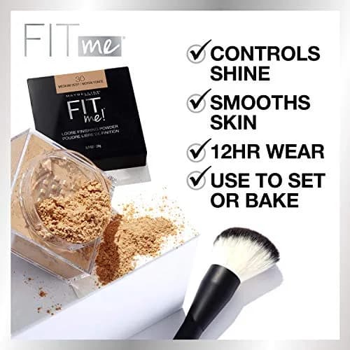 Maybelline Fit Me Loose Setting Powder, Fair, 19.84 g (0.7 Oz) | Shine Control & Smooth Texture thumbnail 3