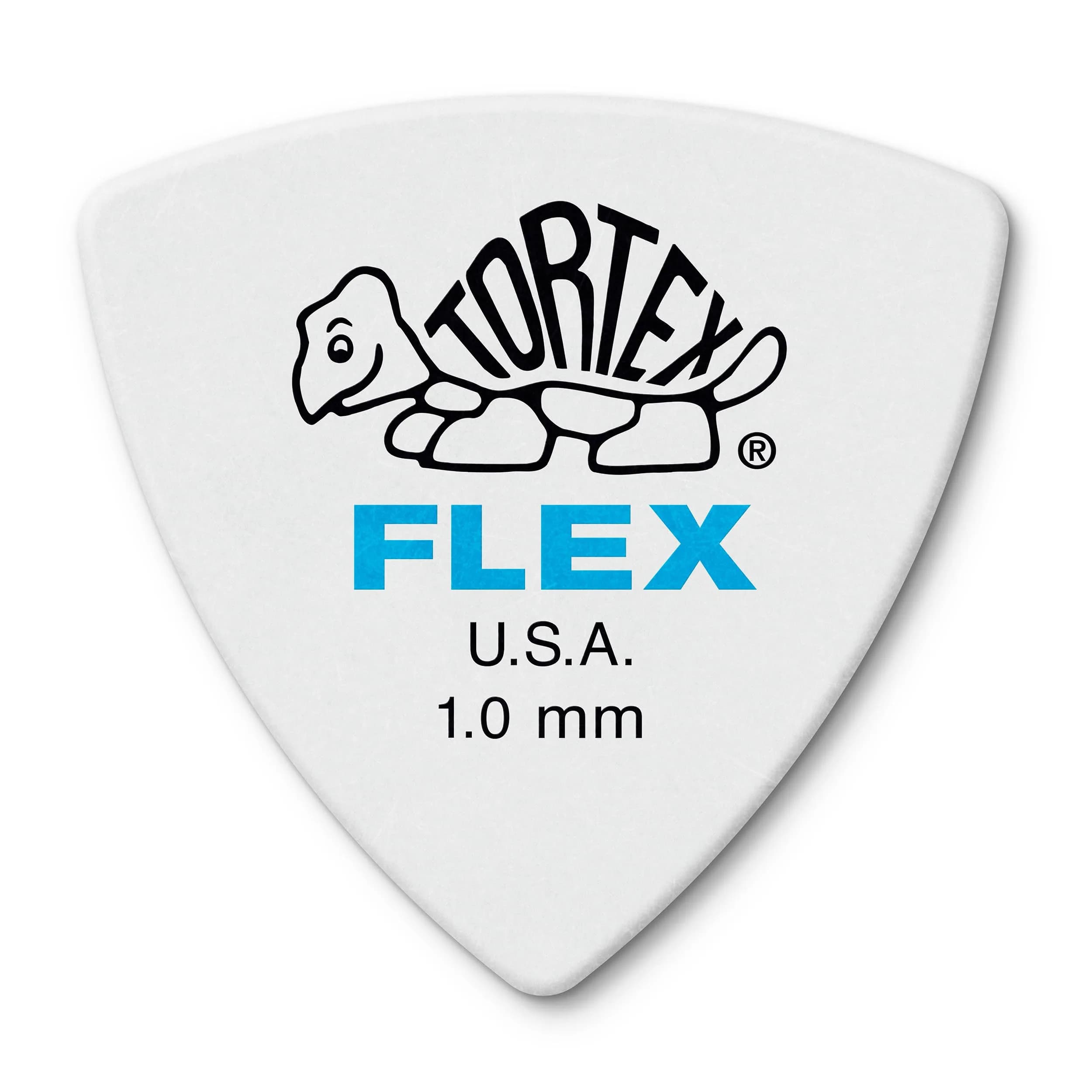Jim Dunlop Tortex Flex Triangle Pick 0.73mm (72 Pack) | USA-Sourced Guitar Accessory — 1.0 mm