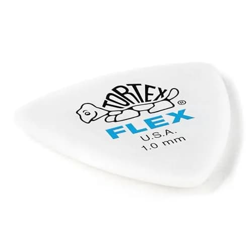Jim Dunlop Tortex Flex Triangle Pick 1.0mm 72 Pack | USA-Sourced Guitar Plectrums thumbnail 2