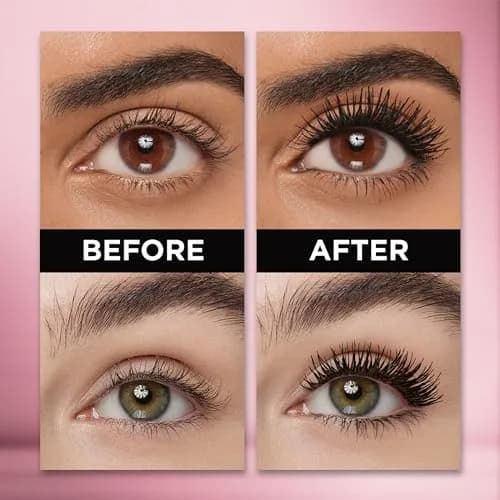 L'Oreal Paris Voluminous Lash Paradise Waterproof Mascara, Blackest Black, 8.3ml (0.25 Fl Oz) | Volumizing & Lengthening thumbnail 3