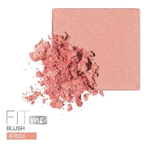 Maybelline Fit Me Blush, Peach, 0.16 oz (4.5 g) | Natural All-Day Color thumbnail 2