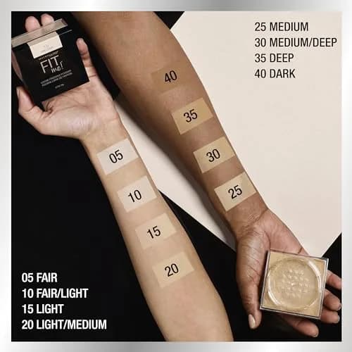 Maybelline Fit Me Loose Setting Powder Fair Light 0.7 Oz (20g) | Mineral-Based Shine Control thumbnail 4