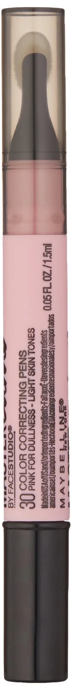 Maybelline New York Master Camo Color Correcting Pen Pink For Dullness 0.05 fl. oz. (1.5 ml) | Brightens Dullness for Light Skin Tones thumbnail 2