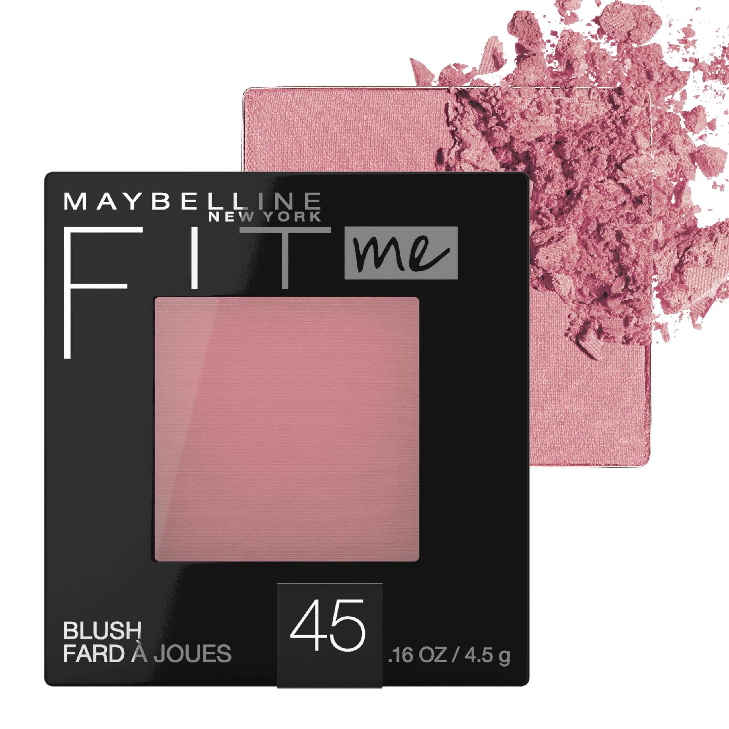Maybelline Fit Me Blush - Plum Shade | Lightweight, Blendable, Long-Lasting All-Day Face Makeup - main product image