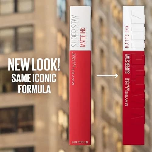 Maybelline Super Stay Matte Ink Liquid Lip Color in 30 ROMANTIC Vivid Pink, 5ml | 16-Hour Transfer-Proof Matte thumbnail 3