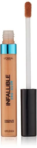 L'Oréal Paris Infallible Pro Glow Concealer Crème Café 0.21 fl. oz. (6.2 ml) | Radiant Coverage for 16 Hours — Sun Beige