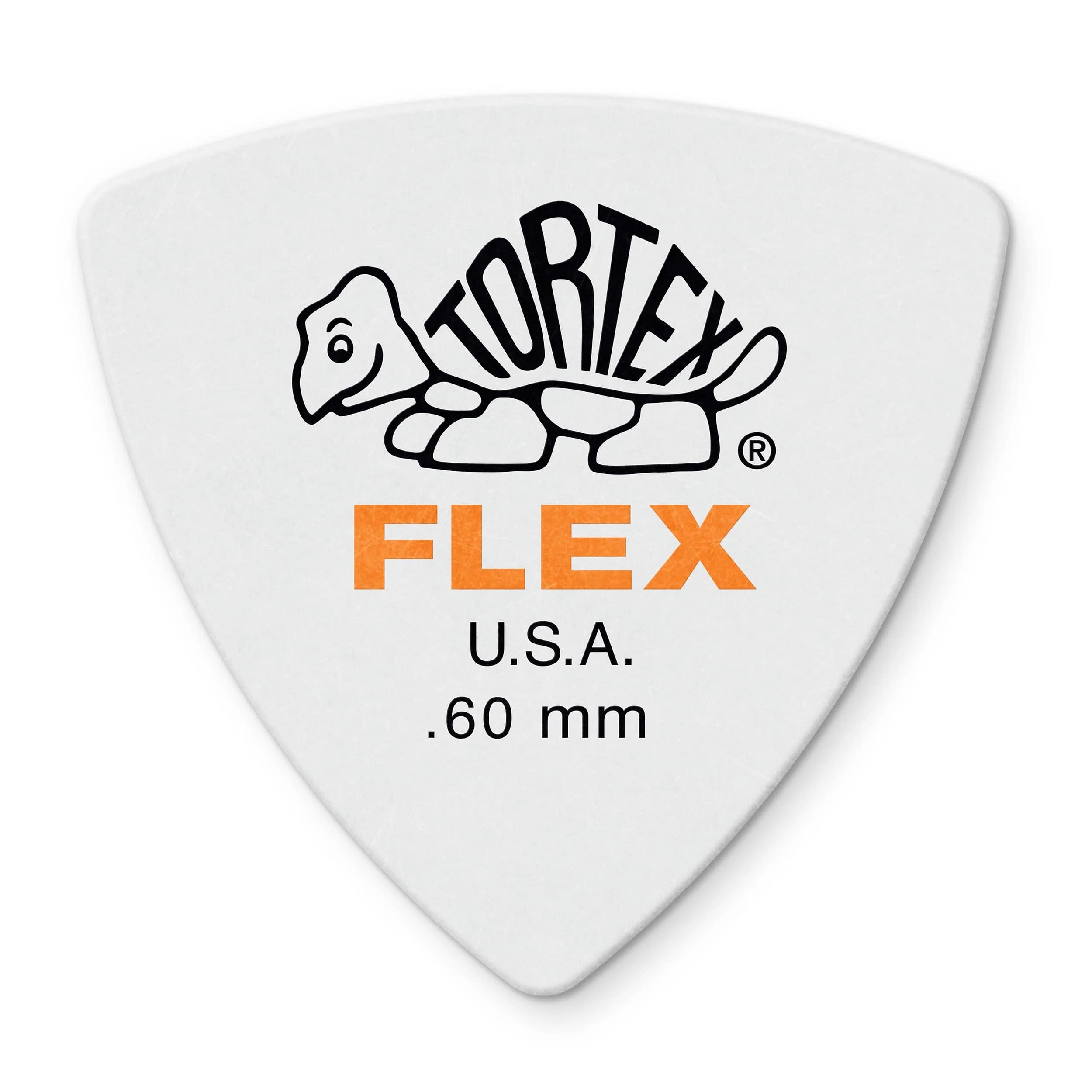 Jim Dunlop Tortex Flex Triangle Pick 0.73mm (72 Pack) | USA-Sourced Guitar Accessory — 0.60mm