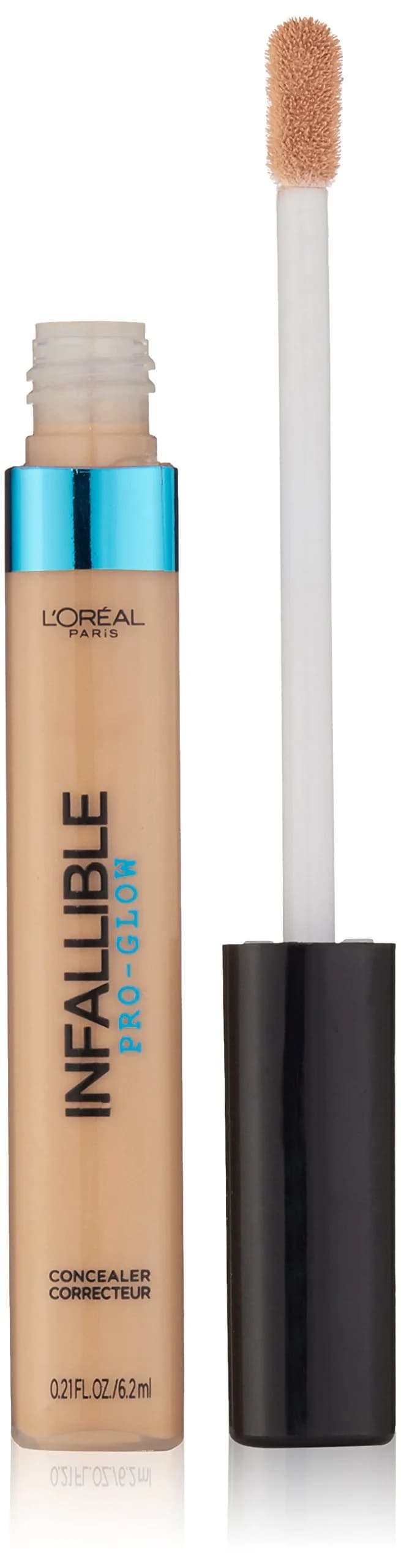 L'Oréal Paris Infallible Pro Glow Concealer Crème Café 0.21 fl. oz. (6.2 ml) | Radiant Coverage for 16 Hours — Nude Beige