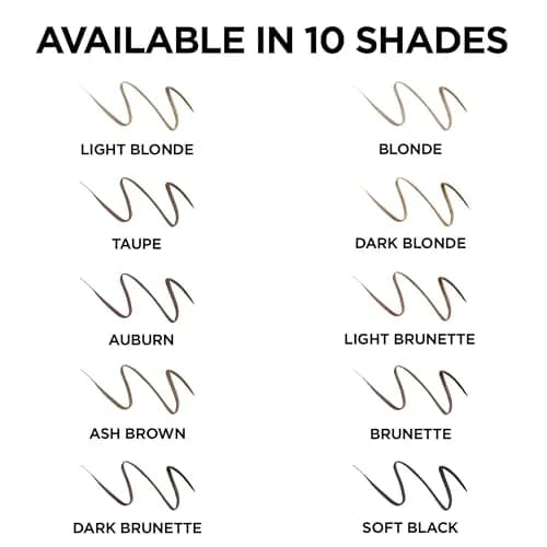 L'Oreal Paris Makeup Brow Stylist Definer Waterproof Eyebrow Pencil, Dark Blonde 0.003 Ounce (Pack of 1) | Ultra-Fine Tip for Natural Brows thumbnail 6