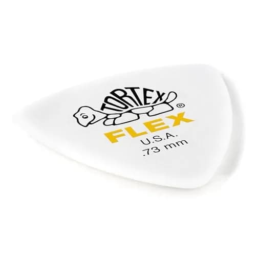 Jim Dunlop Tortex Flex Triangle Pick 0.73mm (72 Pack) | USA-Sourced Guitar Accessory thumbnail 2