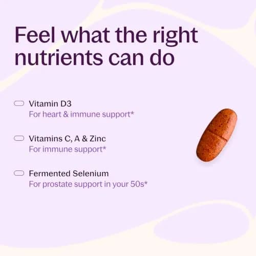 New Chapter Every Man's One Daily 55+ Multivitamin 72 Tablets | Supports Immune & Energy thumbnail 4