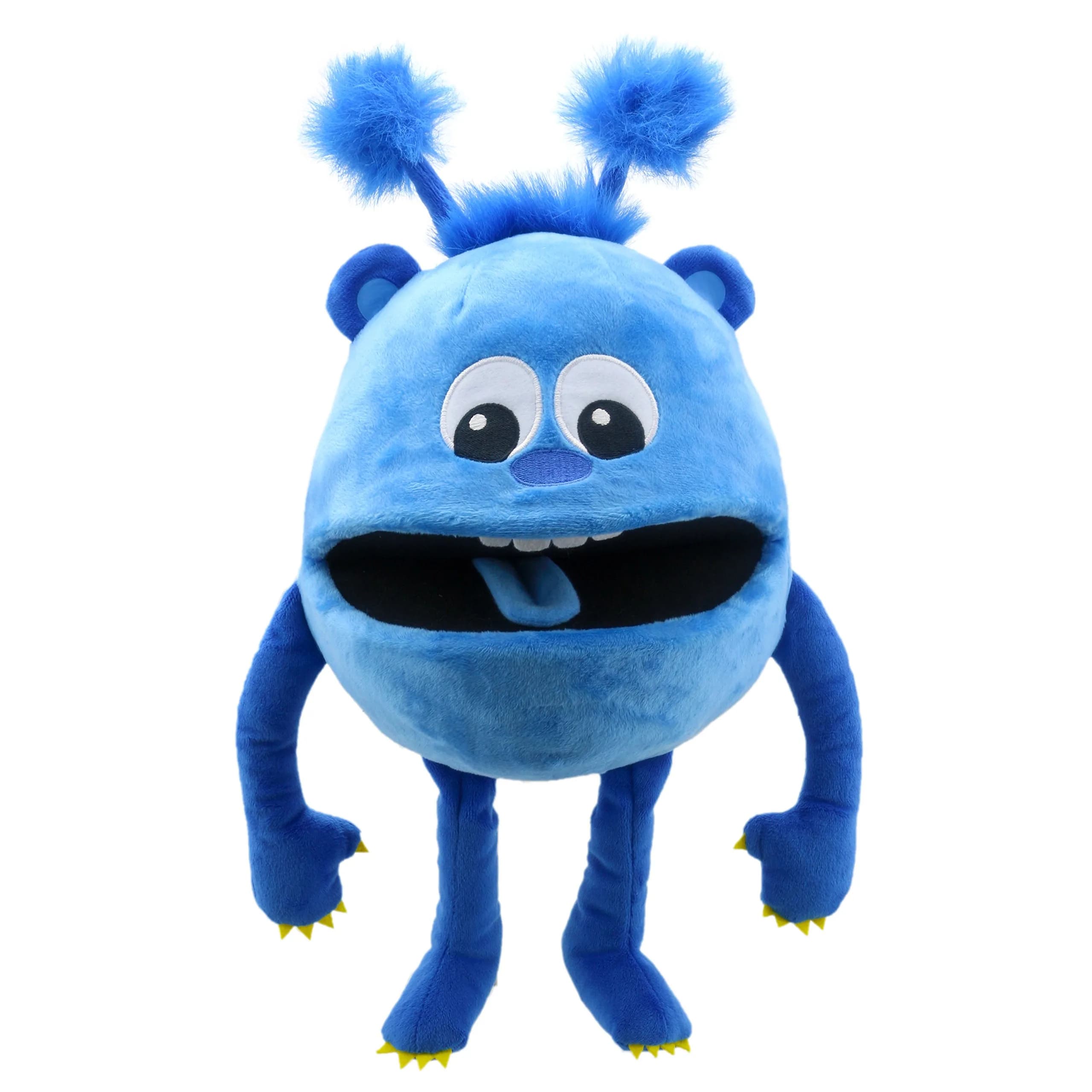 The Puppet Company Baby Monsters Blue Monster Hand Puppet 35cm (13 inches) | Interactive Soft Plush Toy for Kids - main product image