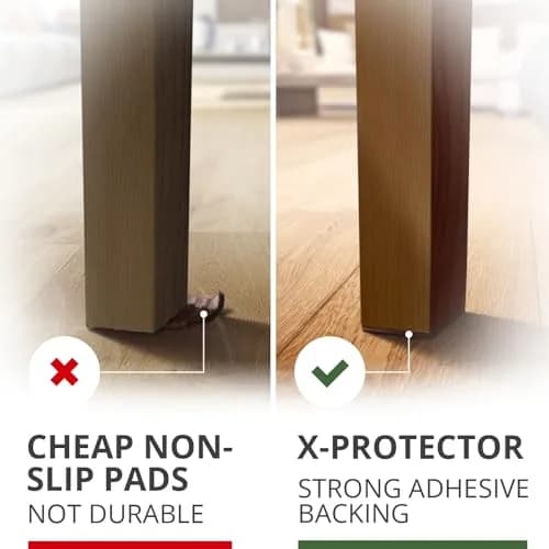 X-Protector Non Slip Furniture Pads – 12 Premium Grippers 7.6cm (3") | Protects Floors from Scratches & Sliding thumbnail 4