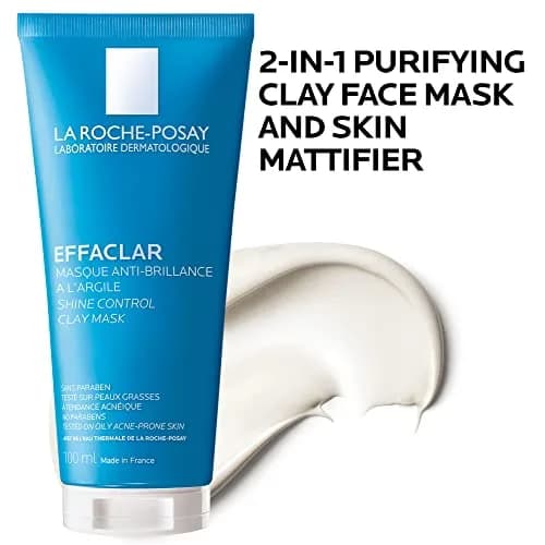La Roche-Posay Effaclar Clay Face Mask for Oily Skin 3.4oz | Purifying & Mattifying thumbnail 2