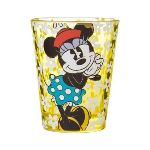 Silver Buffalo Disney Vintage Minnie Mouse Mini Glass Set 4 Count (1.5oz Each) | Officially Licensed Collectible Shot Glasses thumbnail 3