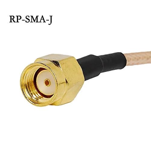 Eagles Coaxial RF Cable Assembly 1ft (30cm) RG316, Gold & Nickel Plated Connectors thumbnail 3