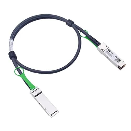 H!Fiber 40Gb QSFP+ DAC Cable 2m | 40GBASE-CR4 Passive Twinax for Cisco & Open Devices thumbnail 2