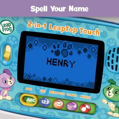 LeapFrog 2-in-1 LeapTop Touch Learning Toy Green | Ages 2-5 Years thumbnail 2