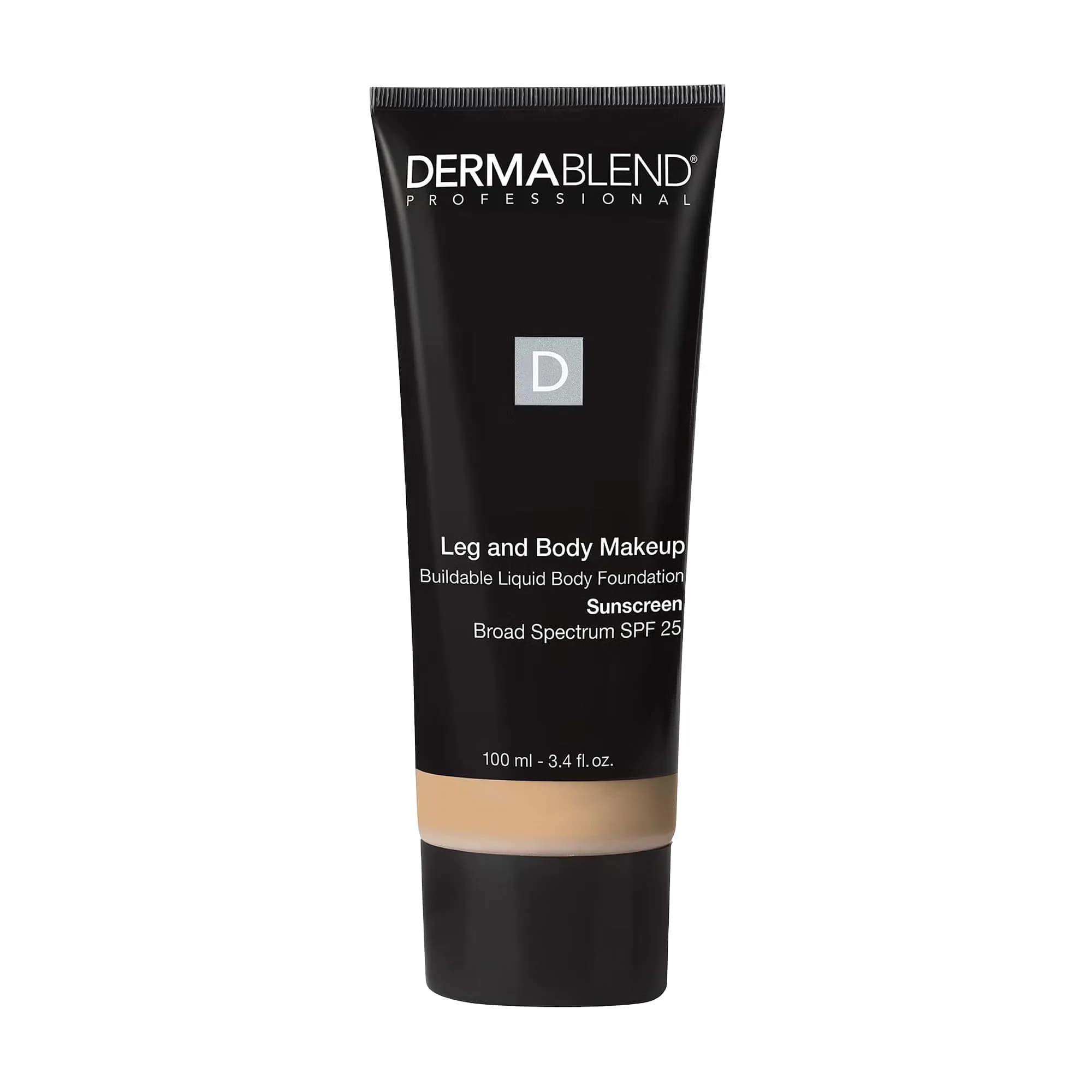 Dermablend Leg & Body Makeup Foundation SPF 25, 20N Light Natural, 100ml (3.4 fl oz) | Full Coverage for Scars & Imperfections — 20N Light Natural