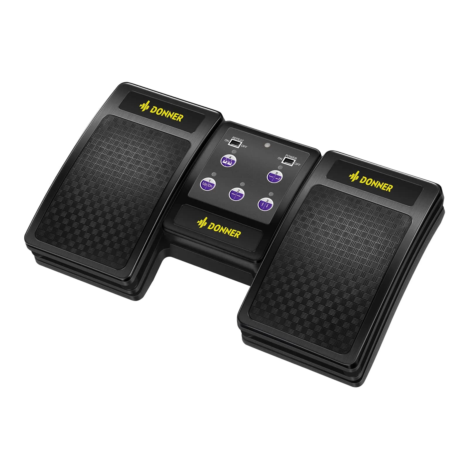 Donner Wireless Bluetooth Pedal for iPad Tablets Phone | Hands-Free Page Turn Control