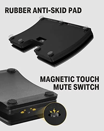 Donner Wireless Bluetooth Pedal for iPad Tablets Phone | Hands-Free Page Turn Control thumbnail 5