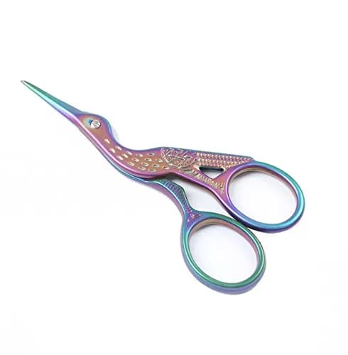 BIHRTC Stainless Steel Stork Scissors 9.2cm (3.6 Inch) | Classic Crane Design for Embroidery & Craft thumbnail 1