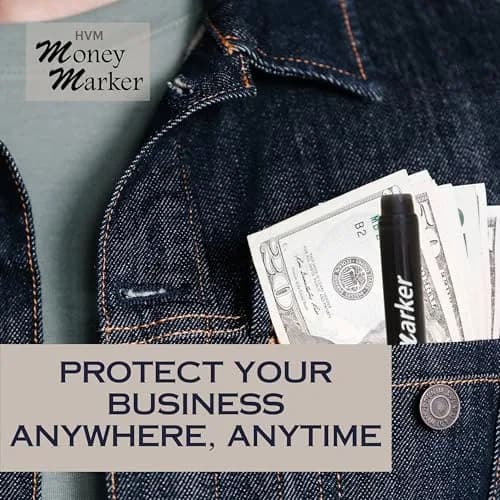 HVM Counterfeit Money Detector Pen 5-Pack | Detect Fake Bills thumbnail 4