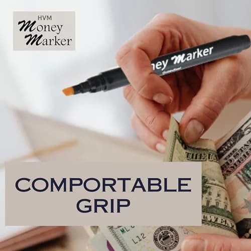 HVM Counterfeit Money Detector Pen 5-Pack | Detect Fake Bills thumbnail 6