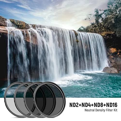 NEEWER 52mm ND Lens Filter Kit: ND2 ND4 ND8 ND16 | Neutral Density Filter Set for DSLR Cameras thumbnail 2