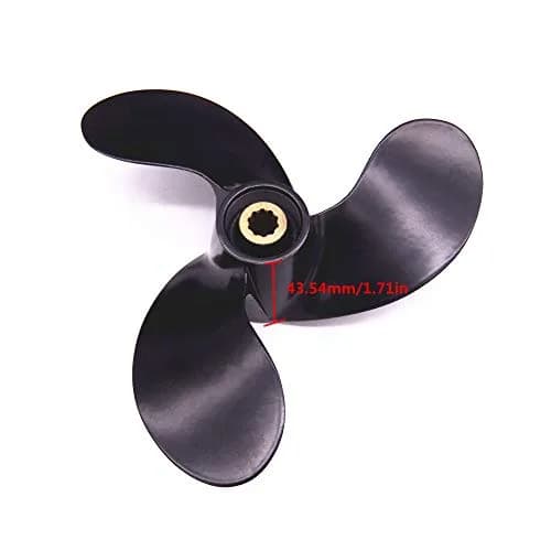 SouthMarine Outboard 58110-97JA0-019 Aluminum Alloy Propeller 7.5x6 | Fits Suzuki 2.5HP Outboard thumbnail 3