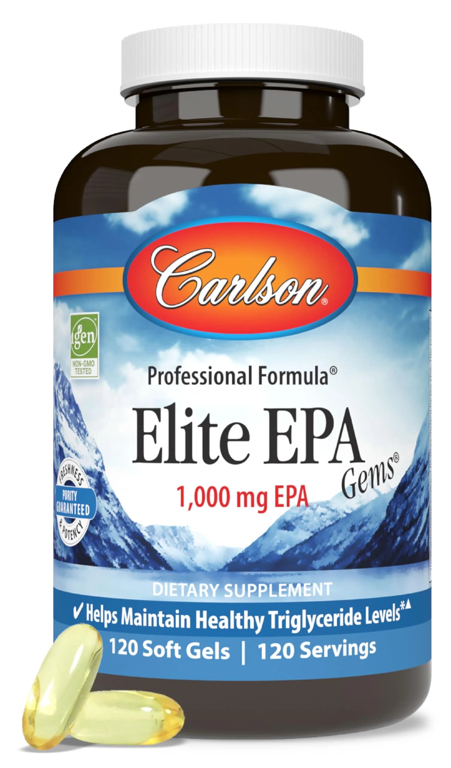 Carlson Elite EPA Gems 1000 mg - main product image