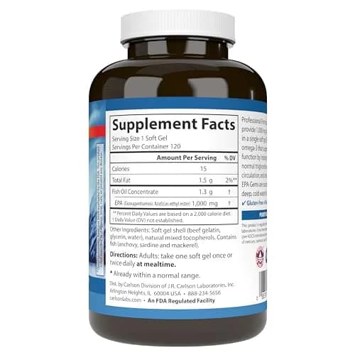 Carlson Elite EPA Gems 1000 mg thumbnail 8