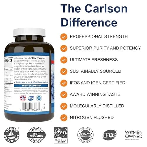 Carlson Elite EPA Gems 1000 mg thumbnail 2