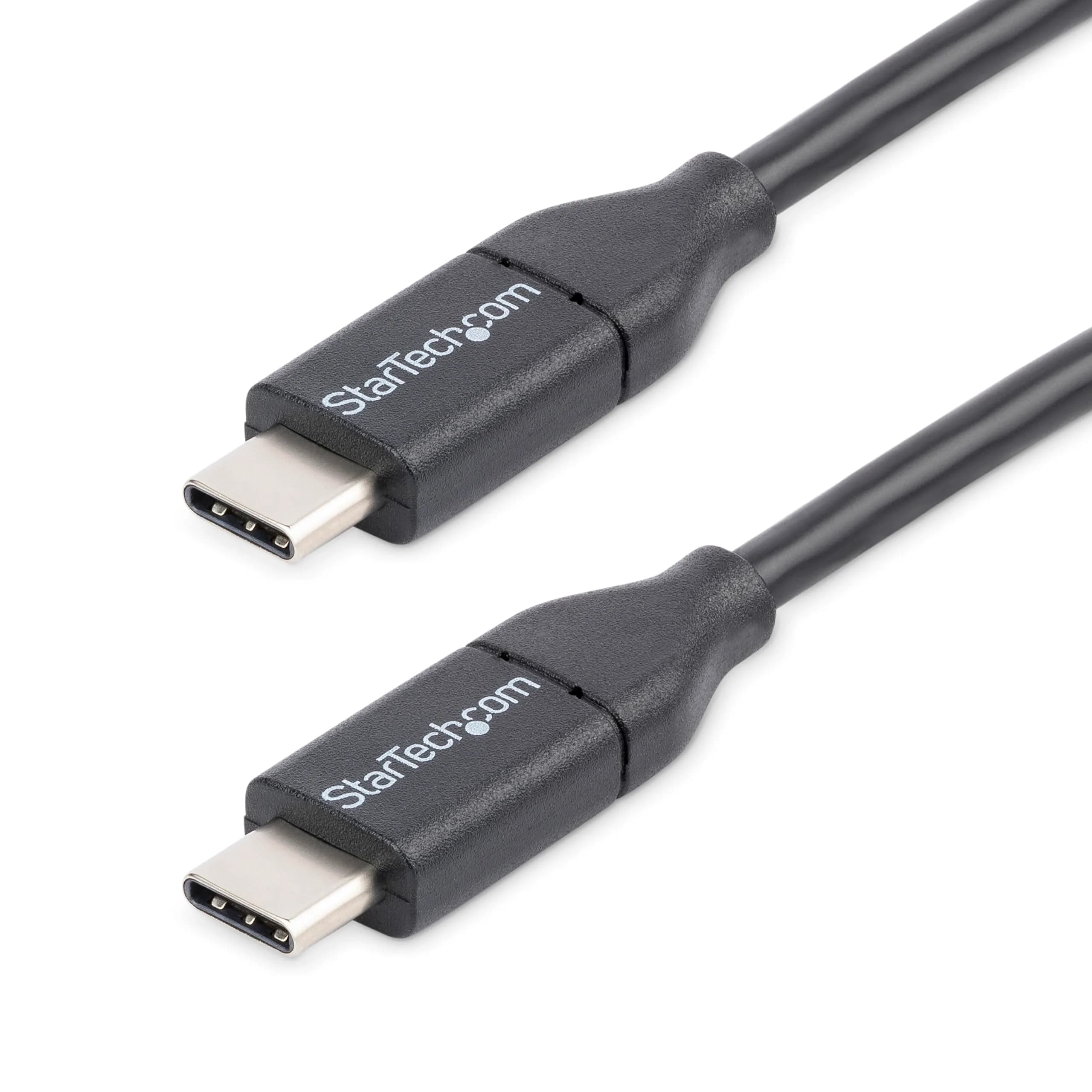 StarTech.com USB-C to USB-C Charging Cable 0.5m (1.6ft) | USB 2.0 Data Transfer 480Mbps — 0.5 Meter