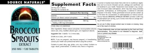 Source Naturals Broccoli Sprouts Extract, 250 mg | 120 Tablets for Immune Support in India thumbnail 5