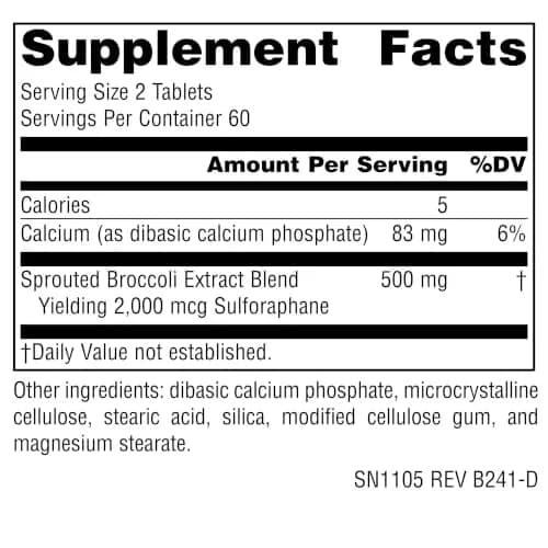 Source Naturals Broccoli Sprouts Extract, 250 mg | 120 Tablets for Immune Support in India thumbnail 2