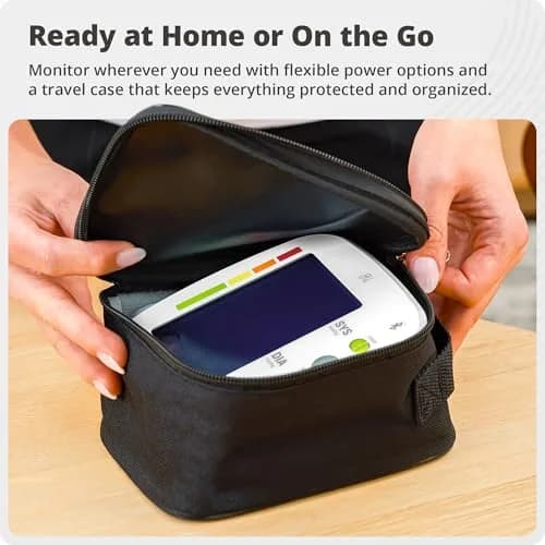 Greater Goods Bluetooth Smart Blood Pressure Monitor | 22-42cm (8.7"-16.5") Cuff, iOS & Android App Compatible thumbnail 9