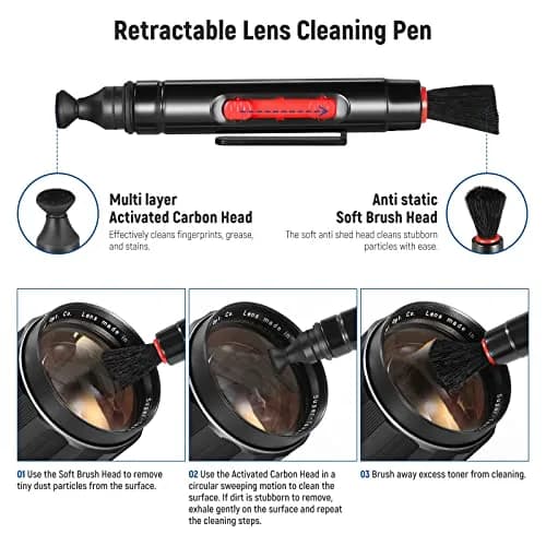 NEEWER 67mm ND Lens Filter Kit | ND2 ND4 ND8 ND16, Lens Cleaning Pen, Filter Pouch for DSLR Cameras thumbnail 6