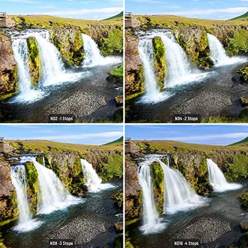 NEEWER 67mm ND Lens Filter Kit | ND2 ND4 ND8 ND16, Lens Cleaning Pen, Filter Pouch for DSLR Cameras thumbnail 3